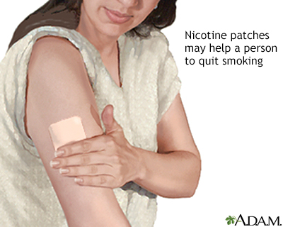 effects of quitting smoking with nicotine patch